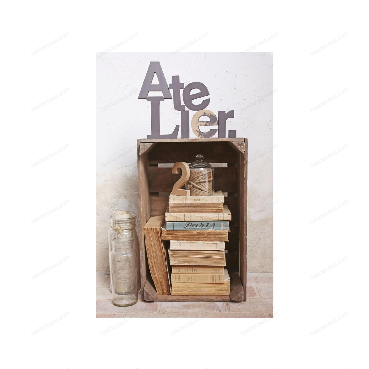 Toile Imp Atelier Livres 40X60装饰画