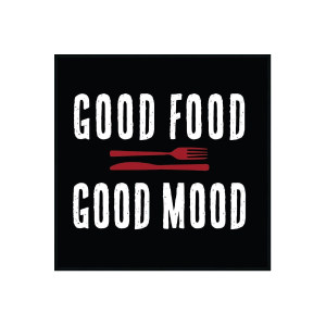 Wording Food Mood装饰画