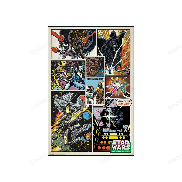 Star Wars Retro Comics装饰画