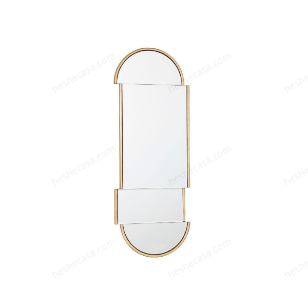 Miroir Deco Dore Ovale 30X80 Cm镜子