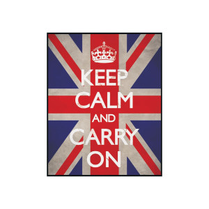 Keep Calm Carry On Uk装饰画