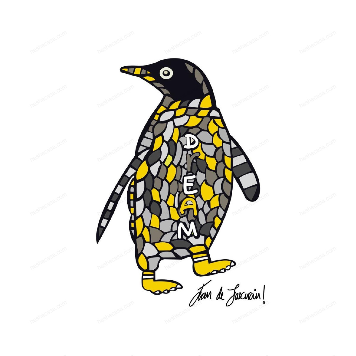 Juan Yellow Pinguino装饰画