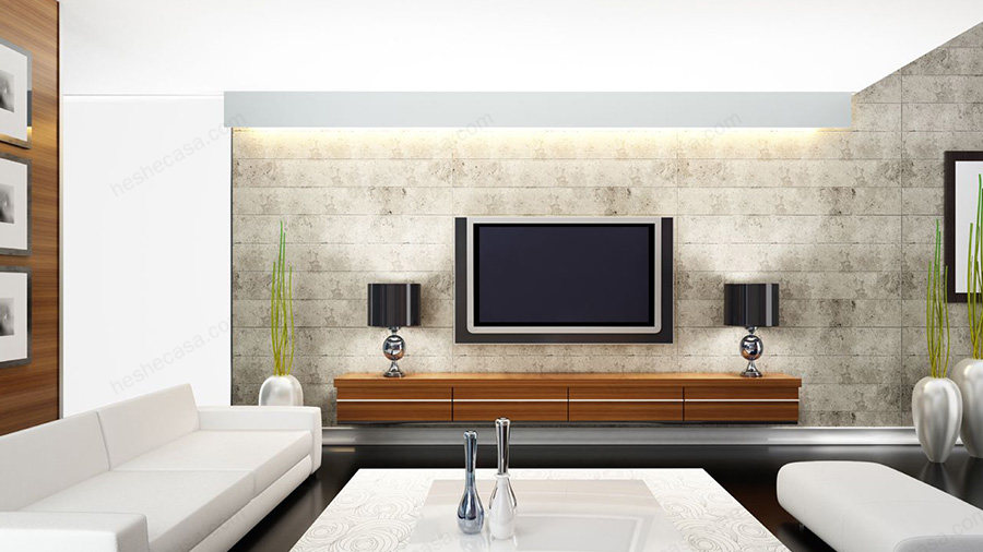 极简风格电视墙有哪些优点 极简风格电视墙效果图 第2张