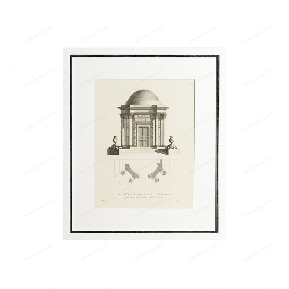 Prints Architecture Set Of 4装饰画