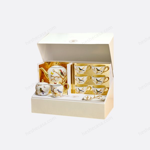 Aux Oiseaux Large Tea Gift Case 茶具套装