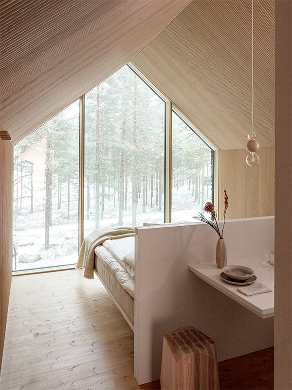 Dezeen设计网：分享全球10个原木装修设计的卧室 第5张