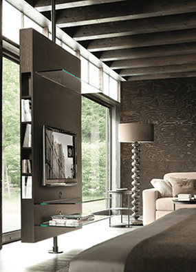 Porada家具经典设计 Mediacenter旋转式电视柜 让客厅更加惊艳