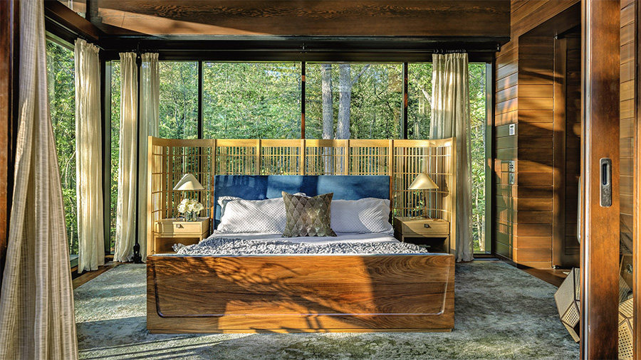 Dezeen设计网：分享全球10个原木装修设计的卧室 第10张