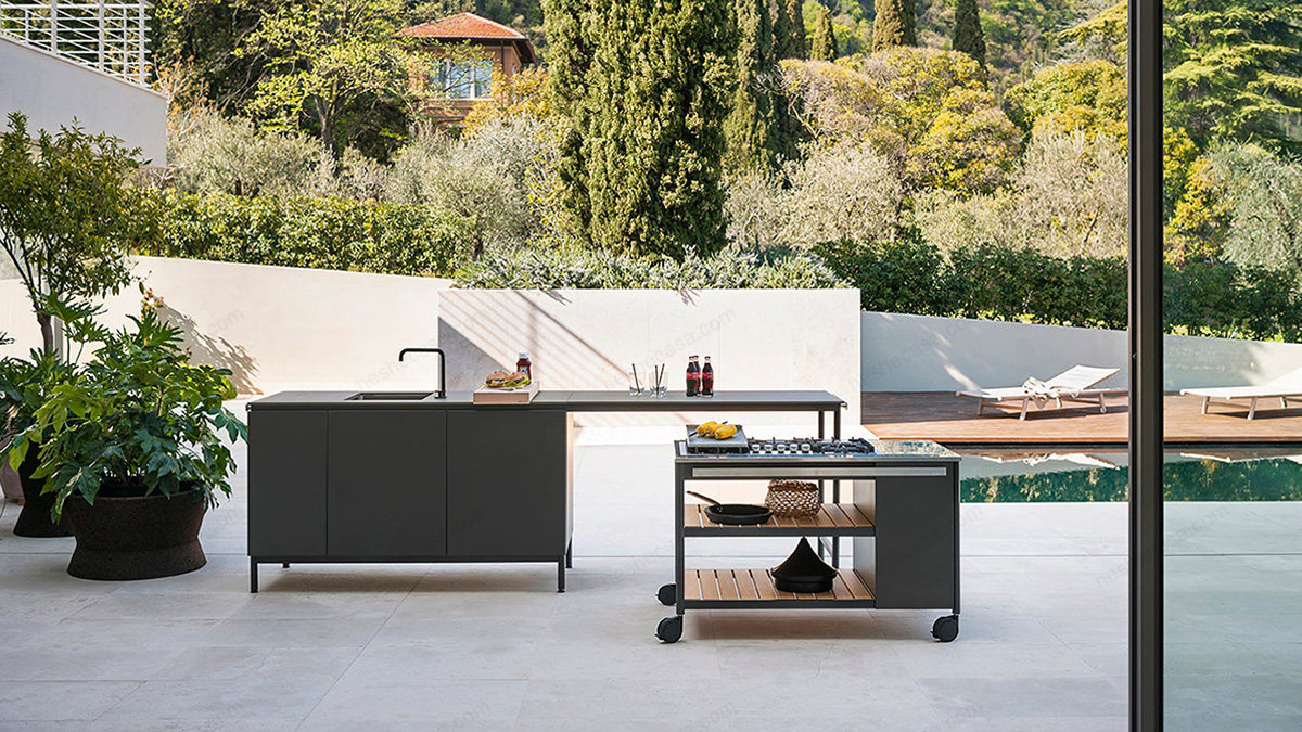 户外厨房怎么搭建 来看看意大利家具品牌RODA设计的户外厨房