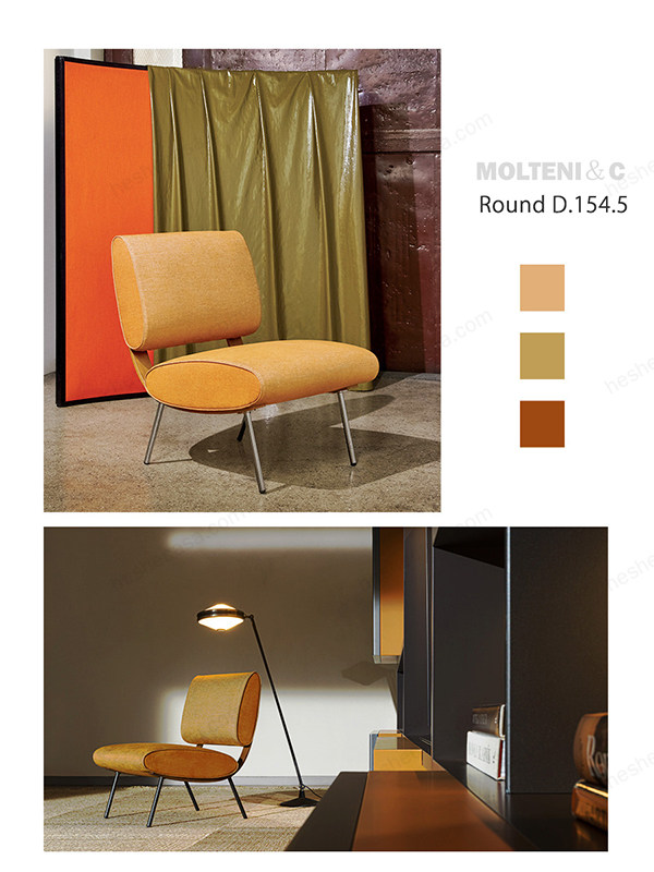 现代设计大师Gio Ponti作品  Round D.154.5扶手椅 第3张