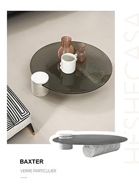 意大利baxter品牌出品 大师边桌VERRE PARTICULIER