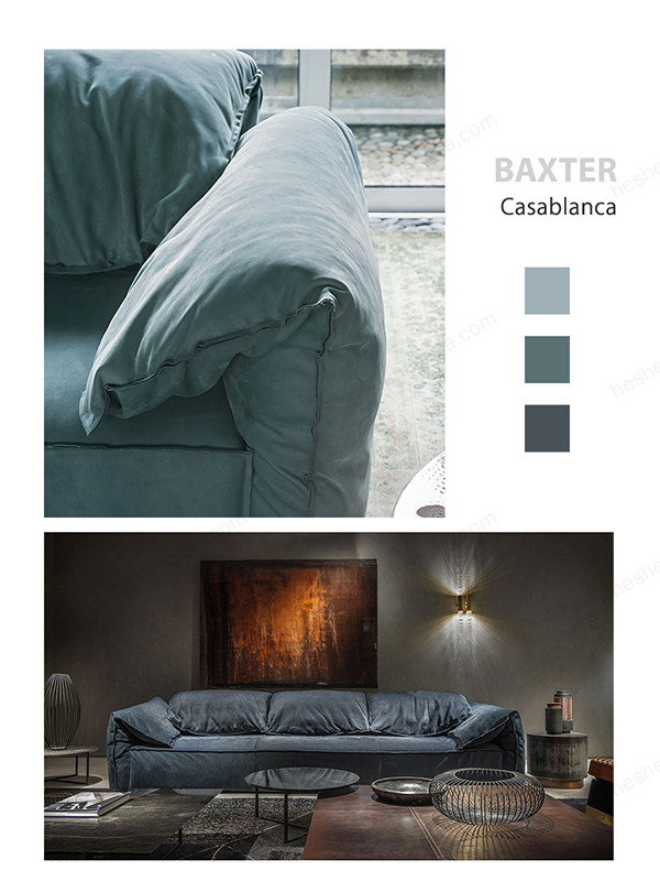 意大利baxter卡萨布兰卡沙发，顶级真皮比床还舒服 第3张