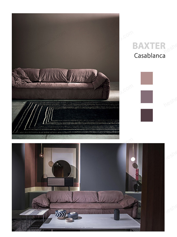 意大利baxter卡萨布兰卡沙发，顶级真皮比床还舒服 第1张