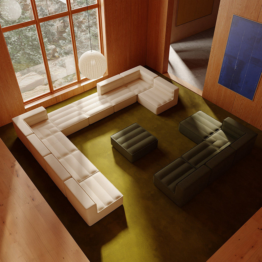 Chords沙发：将1970年代的设计美学与现代建筑和室内装潢相结合 第1张