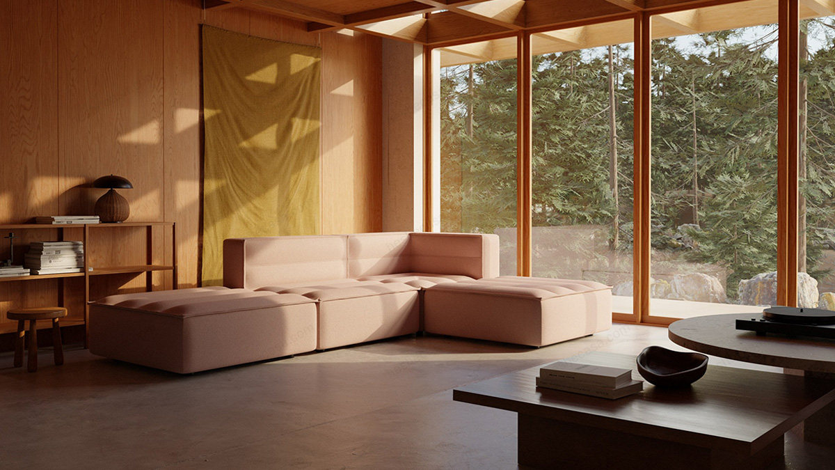 Chords沙发：将1970年代的设计美学与现代建筑和室内装潢相结合