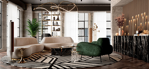 BOCA DO LOBO家具：华丽无比的沙发与茶几