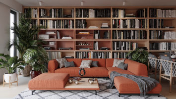 进口家具中最具特色的8个书柜设计 附高清书柜效果图