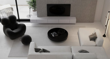 高对比的黑白内饰 玩转极简风格的室内设计 绝对不容错过的精彩