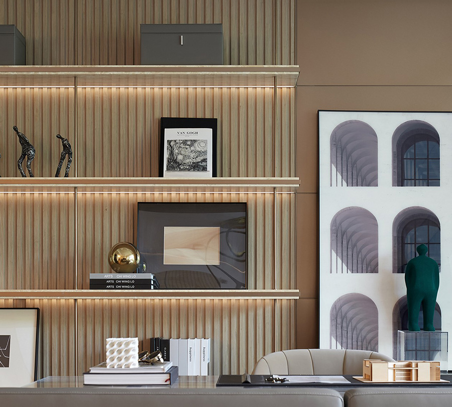 保利城创智谷的125㎡客厅样板间装修设计效果图 第7张