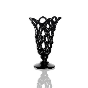 Arabesque Black Vase