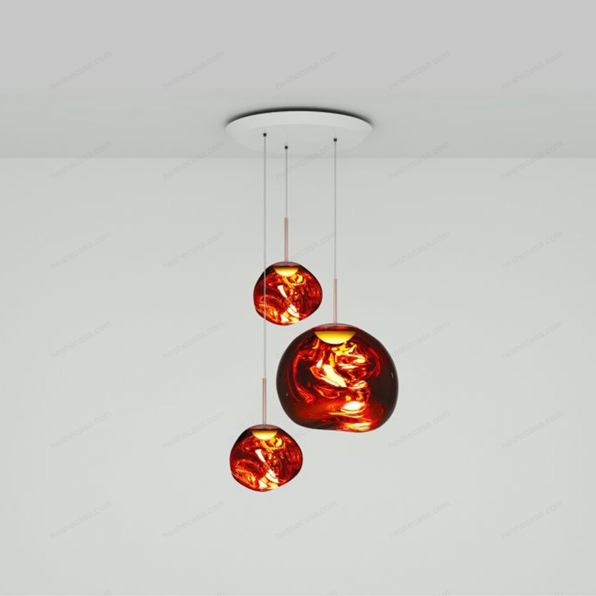 Melt LED Trio Round Pendant System吊灯