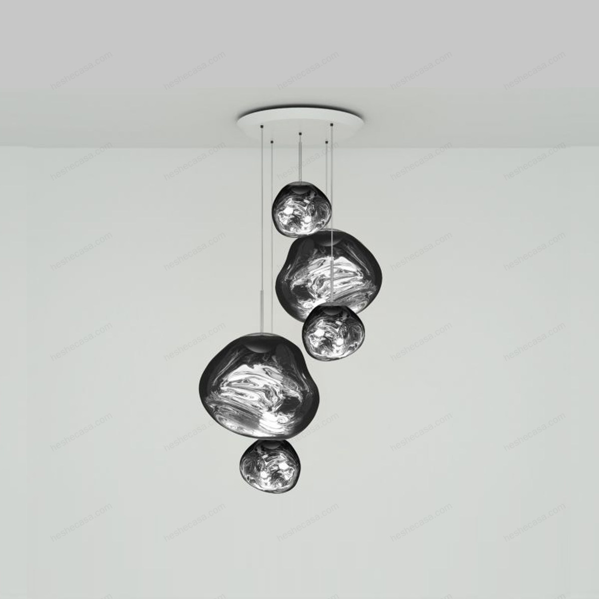 Melt LED Large Round Pendant System吊灯