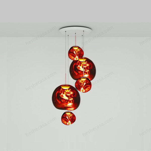 Melt LED Large Round Pendant System吊灯