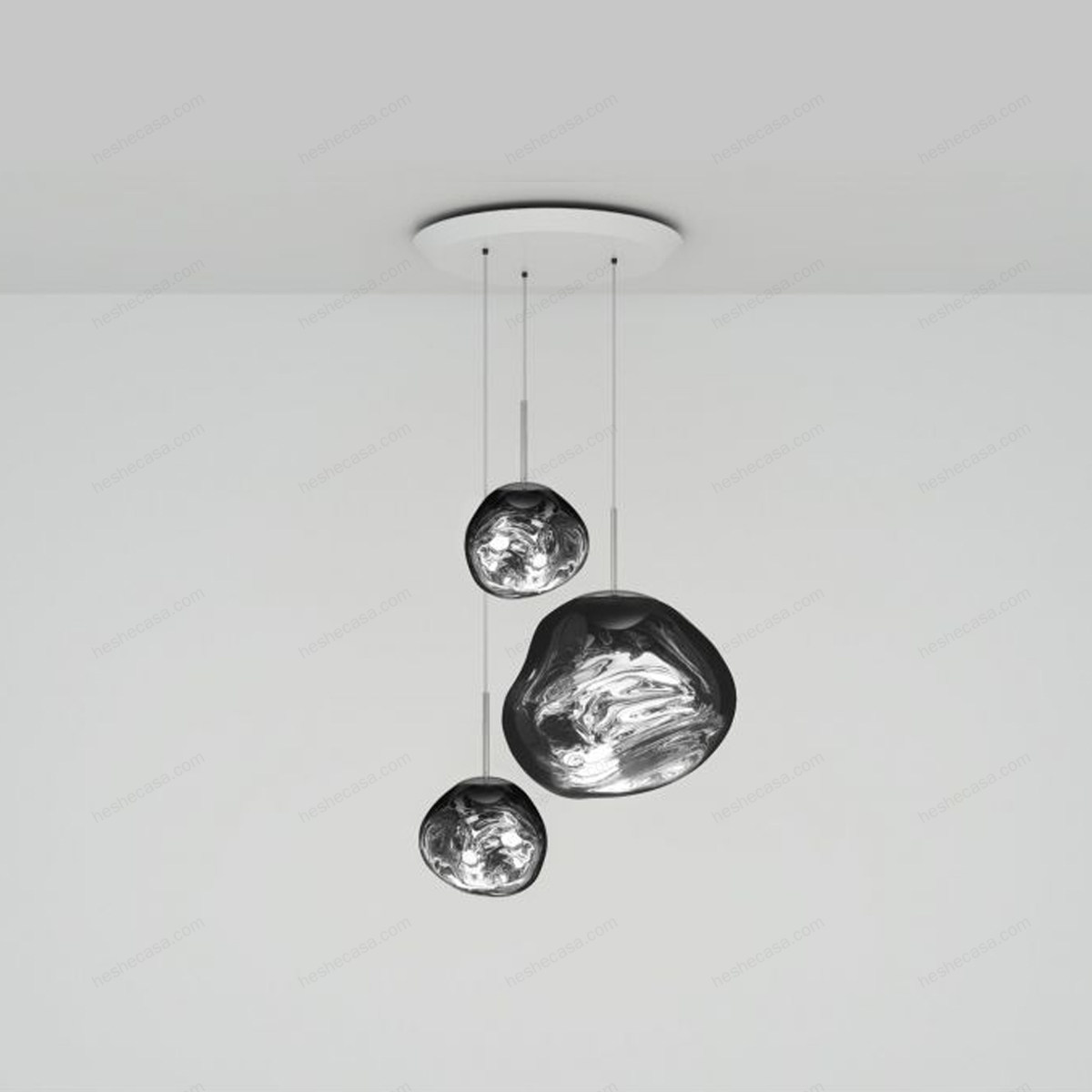 Melt LED Trio Round Pendant System吊灯