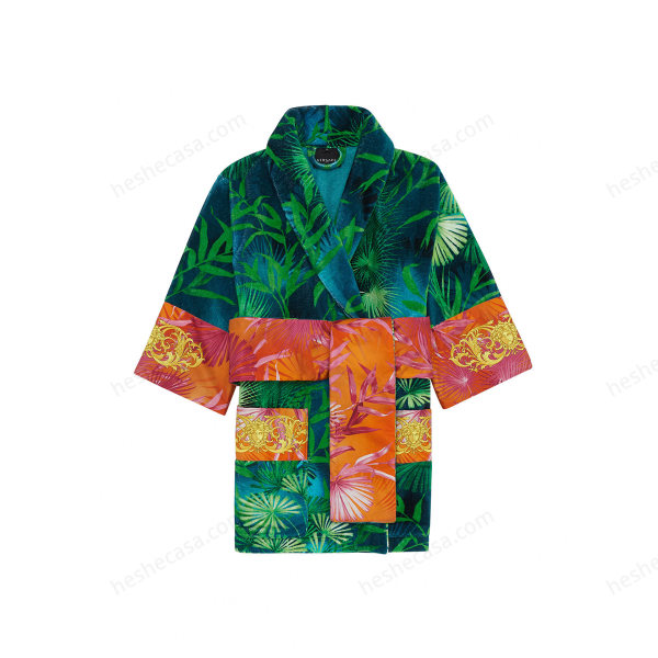Jungle Print Short 浴袍
