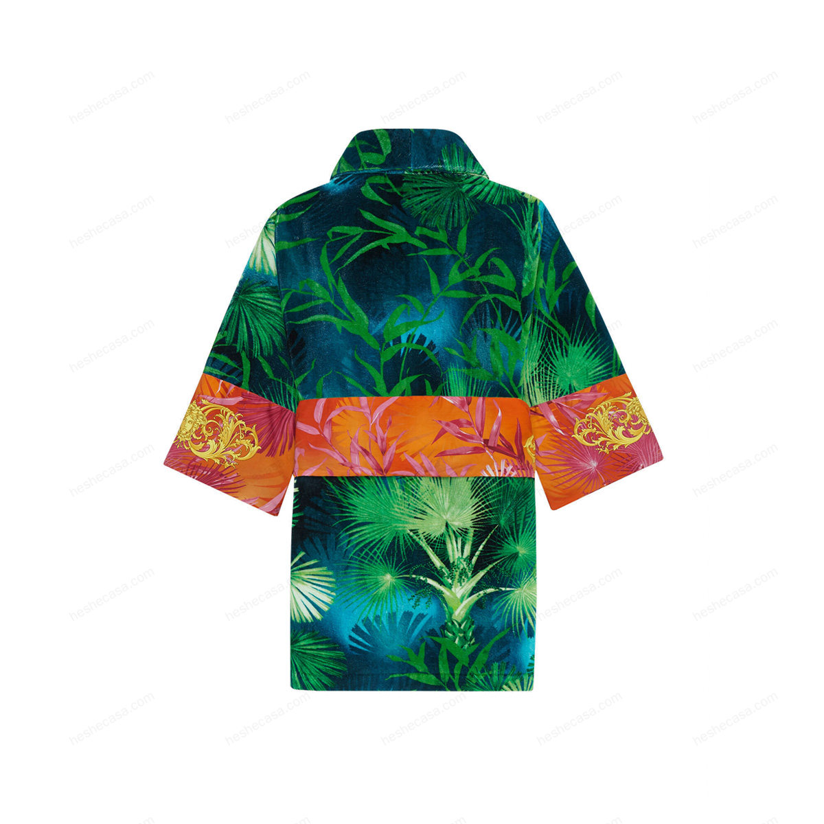 Jungle Print Short 浴袍