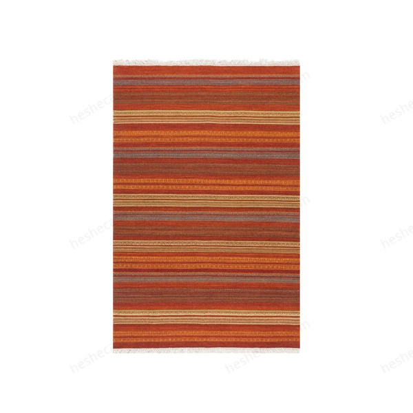 Stripes Kilim 5 Red地毯