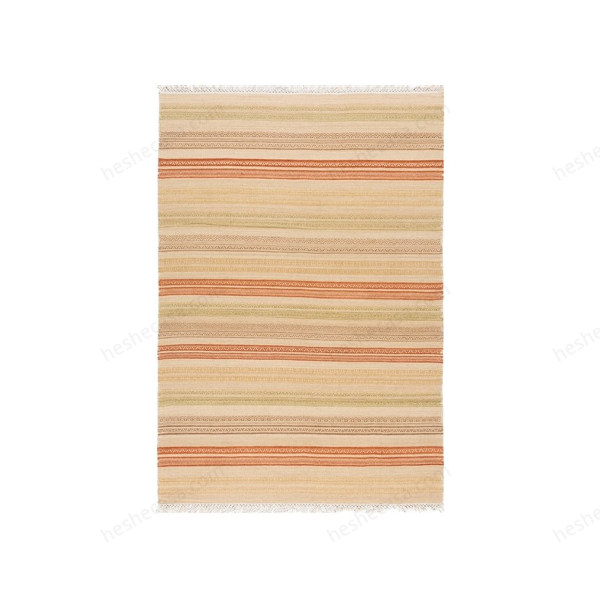 Stripes Kilim 5 Rust Beige地毯