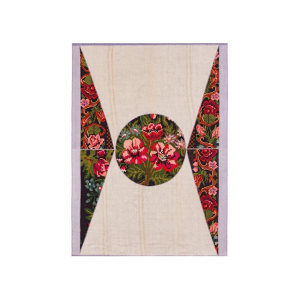 Da Vinci Flower Lilla Senza Frangia地毯