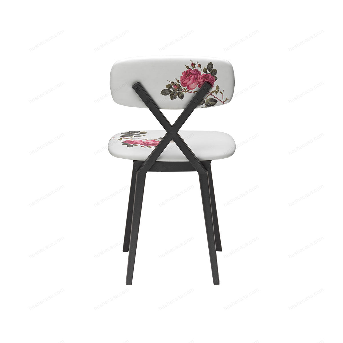 X Chair With Flower Cushion单椅