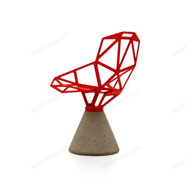 Chair_One-Concrete-Base 户外单椅