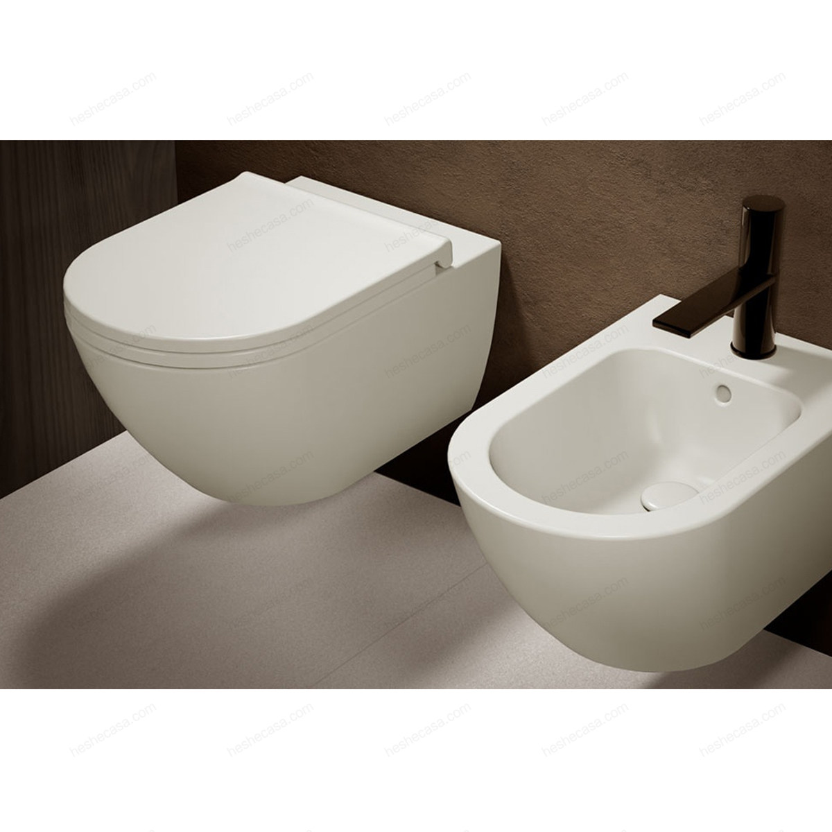 Wall-Hung Rimless Toilet马桶
