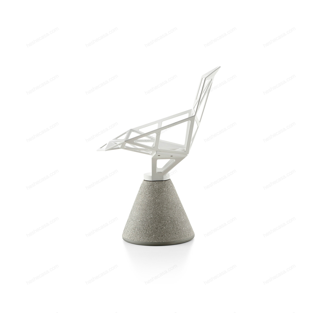 Chair_One-Concrete-Base 户外单椅