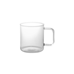 Glass Coffee Mug 400 Ml Clear 水杯