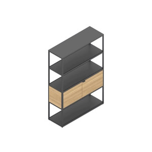 New Order Comb. 401 - 5 Layers Incl. 1 Wooden Door置物架/书柜
