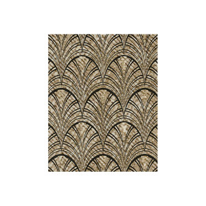 Broadway Grey Antique Gold Wallpaper壁纸