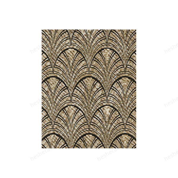 Broadway Grey Antique Gold Wallpaper壁纸