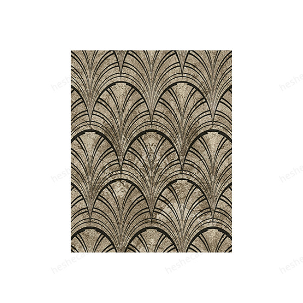 Broadway Grey Gold Leaf Wallpaper壁纸