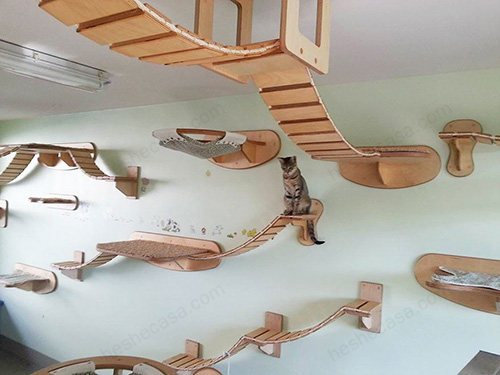 猫家具悬挂式猫行道创意设计