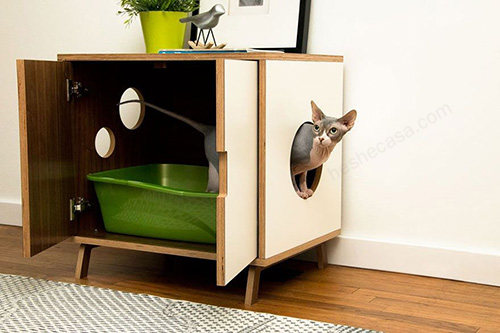 猫砂盆柜创意设计